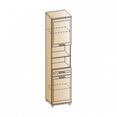 Прихожая Мелисса композиция 3 (Гикори Джексон светлый) в Асбесте - asbest.mebel24.online | фото 4