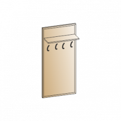 Прихожая Мелисса композиция 8 (Ясень Асахи) в Асбесте - asbest.mebel24.online | фото 2