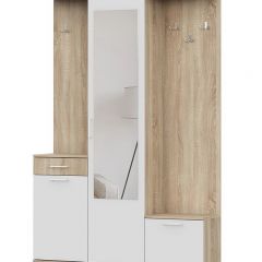 Прихожая ПР 1 (Дуб Сонома/Белый) в Асбесте - asbest.mebel24.online | фото 3