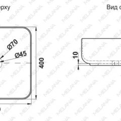 Раковина MELANA MLN-78110 в Асбесте - asbest.mebel24.online | фото 2