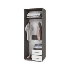 ЕВА Шкаф 2-х дверный Е24 в Асбесте - asbest.mebel24.online | фото 2