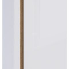 Шкаф 2х дверный с зеркалом Веста СБ-2259 (Дуб Бунратти/Белый глянец) в Асбесте - asbest.mebel24.online | фото 3