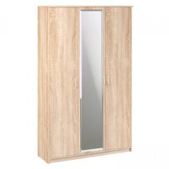 Шкаф 3-х створчатый Дуэт Люкс с зеркалом в Асбесте - asbest.mebel24.online | фото 3