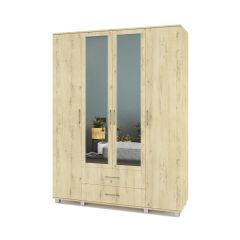 ЕВА Шкаф 4-х дверный Е43 в Асбесте - asbest.mebel24.online | фото 5