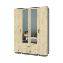 ЕВА Шкаф 4-х дверный Е43 в Асбесте - asbest.mebel24.online | фото 7