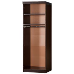 Шкаф для одежды №609 Инна Денвер темный в Асбесте - asbest.mebel24.online | фото 2