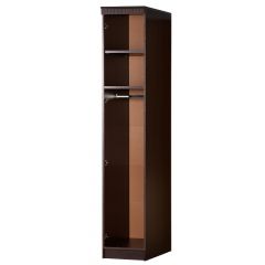 Шкаф для одежды №614 Инна Денвер темный в Асбесте - asbest.mebel24.online | фото 2