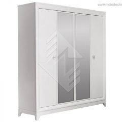 Шкаф для одежды Сабрина (ММ-302-01/04) с зеркалами в Асбесте - asbest.mebel24.online | фото