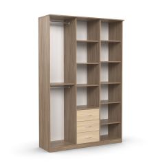 Шкаф комбинированный Дуэт Люкс с зеркалом в Асбесте - asbest.mebel24.online | фото 5