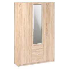 Шкаф комбинированный Дуэт Люкс с зеркалом в Асбесте - asbest.mebel24.online | фото 2