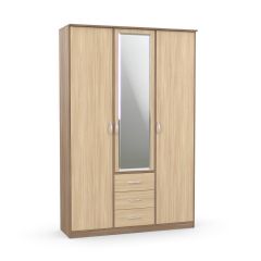 Шкаф комбинированный Дуэт Люкс с зеркалом в Асбесте - asbest.mebel24.online | фото 4
