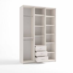 Шкаф комбинированный Дуэт Люкс с зеркалом в Асбесте - asbest.mebel24.online | фото 7