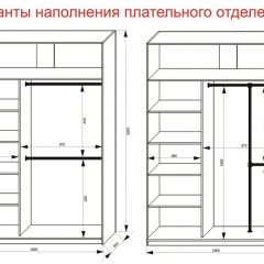 Шкаф-купе 1600 серии SOFT D6+D4+B2+PL2 (2 ящика+1штанга+1 полка) профиль «Капучино» в Асбесте - asbest.mebel24.online | фото 9