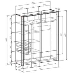 Шкаф-купе 1800 ЛИБЕРТИ в Асбесте - asbest.mebel24.online | фото 4