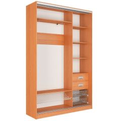 Шкаф-купе Джонни 1500 вариант 2 (Зеркало/Зеркало) в Асбесте - asbest.mebel24.online | фото 3