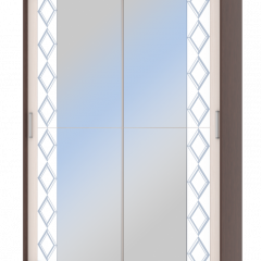 Шкаф-купе Флоренция 1,5 с 2 зеркалами в Асбесте - asbest.mebel24.online | фото 2