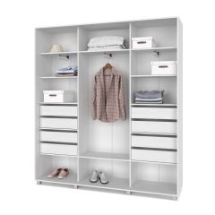 МАРТИН Шкаф-купе Анкор светлый (2200*450) М421 в Асбесте - asbest.mebel24.online | фото 4