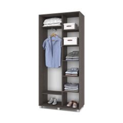 РОЛАНД Шкаф-купе Анкор темный (450*1000) Р401 в Асбесте - asbest.mebel24.online | фото 3