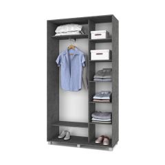 РОЛАНД Шкаф-купе Камень темный (450*1200) Р421 в Асбесте - asbest.mebel24.online | фото 2