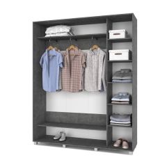 РОЛАНД Шкаф-купе Камень темный (450*1800) Р481 в Асбесте - asbest.mebel24.online | фото 2