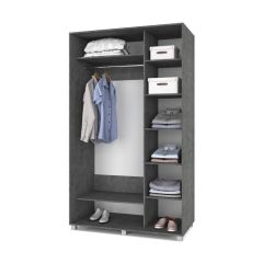 РОЛАНД Шкаф-купе Камень темный (600*1400) Р641 в Асбесте - asbest.mebel24.online | фото 2