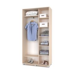 РОЛАНД Шкаф-купе Млечный дуб (450*1100) Р411 в Асбесте - asbest.mebel24.online | фото 2