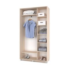 РОЛАНД Шкаф-купе Млечный дуб (450*1200) Р421 в Асбесте - asbest.mebel24.online | фото 2