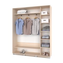 РОЛАНД Шкаф-купе Млечный дуб (450*1800) Р481 в Асбесте - asbest.mebel24.online | фото 2