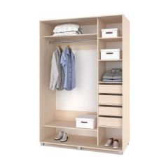РОЛАНД Шкаф-купе Млечный дуб (600*1400) Р641 в Асбесте - asbest.mebel24.online | фото 4