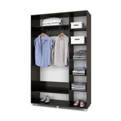 РОЛАНД Шкаф-купе с зеркалами Венге (450*1400) Р443 в Асбесте - asbest.mebel24.online | фото 3