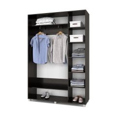 РОЛАНД Шкаф-купе с зеркалами Венге (450*1500) Р453 в Асбесте - asbest.mebel24.online | фото 3