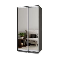 РОЛАНД Шкаф-купе с зеркалами Венге (600*1100) Р613 в Асбесте - asbest.mebel24.online | фото