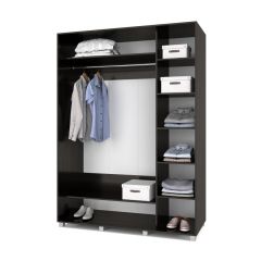 РОЛАНД Шкаф-купе с зеркалами Венге (600*1600) Р663 в Асбесте - asbest.mebel24.online | фото 2
