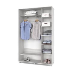 РОЛАНД Шкаф-купе с зеркалом Шимо светлый (450*1400) Р442 в Асбесте - asbest.mebel24.online | фото 3
