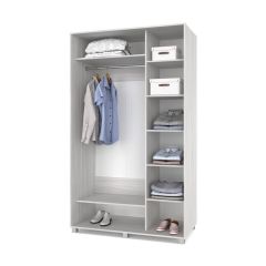 РОЛАНД Шкаф-купе с зеркалом Шимо светлый (600*1400) Р642 в Асбесте - asbest.mebel24.online | фото 3