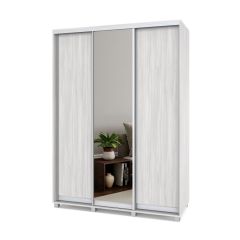 РОЛАНД Шкаф-купе с зеркалом Шимо темный (600*1600) Р662 в Асбесте - asbest.mebel24.online | фото