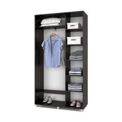 РОЛАНД Шкаф-купе с зеркалом Венге (450*1200) Р422 в Асбесте - asbest.mebel24.online | фото 2