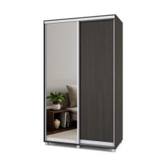 РОЛАНД Шкаф-купе с зеркалом Венге (450*1300) Р432 в Асбесте - asbest.mebel24.online | фото 2