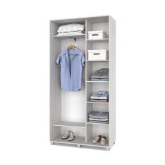 РОЛАНД Шкаф-купе Шимо светлый (450*1100) Р411 в Асбесте - asbest.mebel24.online | фото 2