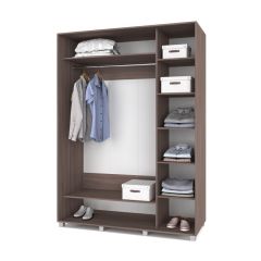 РОЛАНД Шкаф-купе Шимо темный (600*1800) Р681 в Асбесте - asbest.mebel24.online | фото 2