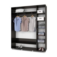 РОЛАНД Шкаф-купе Венге (450*1800) Р481 в Асбесте - asbest.mebel24.online | фото 2