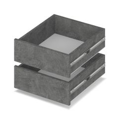 РОЛАНД Шкаф-купе зеркалом Камень темный (600*1500) Р652 в Асбесте - asbest.mebel24.online | фото 3