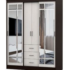 Шкаф-купе ШКП 1 (Венге/Ясень Анкор светлый) в Асбесте - asbest.mebel24.online | фото