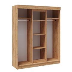 Шкаф-купе ТВИСТ Белый/Дуб крафт золотой в Асбесте - asbest.mebel24.online | фото 2