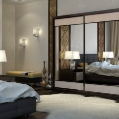 Шкаф-купе Юлия 2200 ЛДСП/Зеркало/ЛДСП (ЛДСП 1 кат.) в Асбесте - asbest.mebel24.online | фото 4