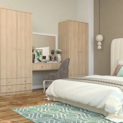 Шкаф Нина (М6) Ясень шимо светлый в Асбесте - asbest.mebel24.online | фото