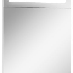 Шкаф-зеркало Аврора 55 левый с подсветкой LED Домино (DV8003HZ) в Асбесте - asbest.mebel24.online | фото