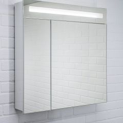 Шкаф-зеркало Аврора 60 с подсветкой LED Домино (DV8005HZ) в Асбесте - asbest.mebel24.online | фото 6