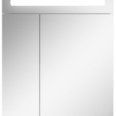 Шкаф-зеркало Аврора 60 с подсветкой LED Домино (DV8005HZ) в Асбесте - asbest.mebel24.online | фото 4