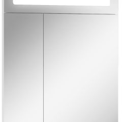 Шкаф-зеркало Аврора 60 с подсветкой LED Домино (DV8005HZ) в Асбесте - asbest.mebel24.online | фото 1